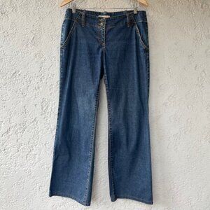 Michael Kors Lightweight Wide Leg Jeans